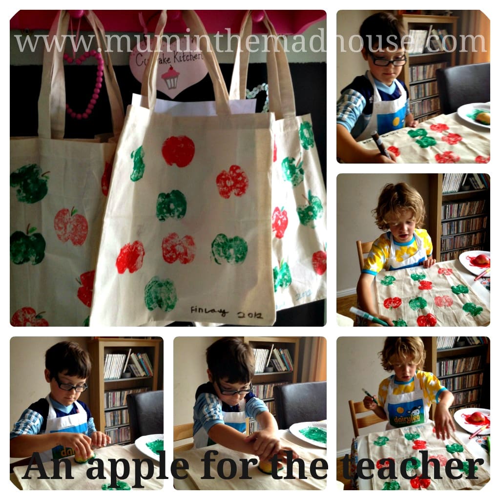 apple Collage text