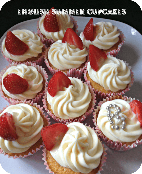 English Summer cupcakes