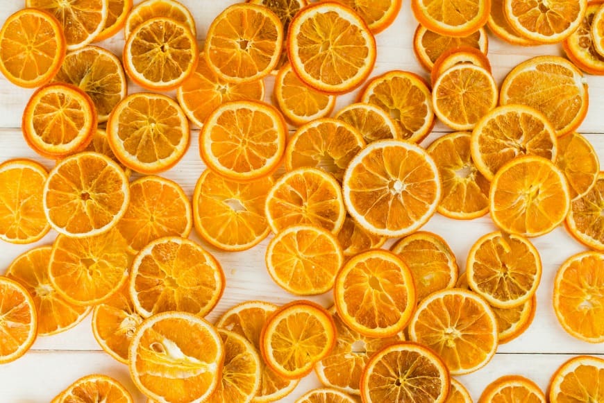 How to dry orange slices