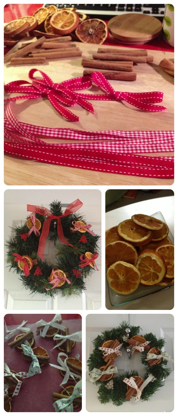 wreath collage