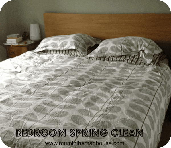 bedroom spring clean