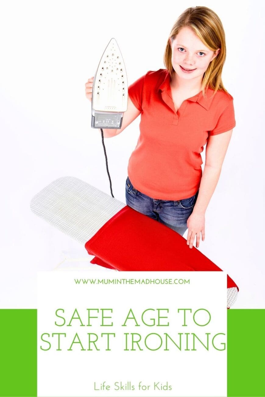 A practical guide for parents: when kids can safely learn to iron, plus modern alternatives like steamers, wrinkle sprays, and easy-care fabrics.