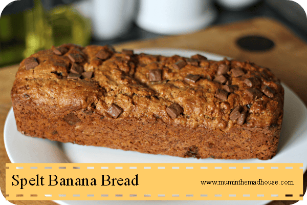 spelt banana bread