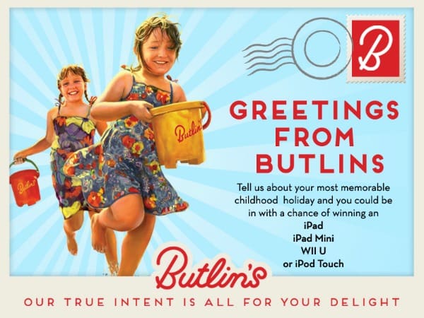 Butlins Blog Competition Digital Postcard