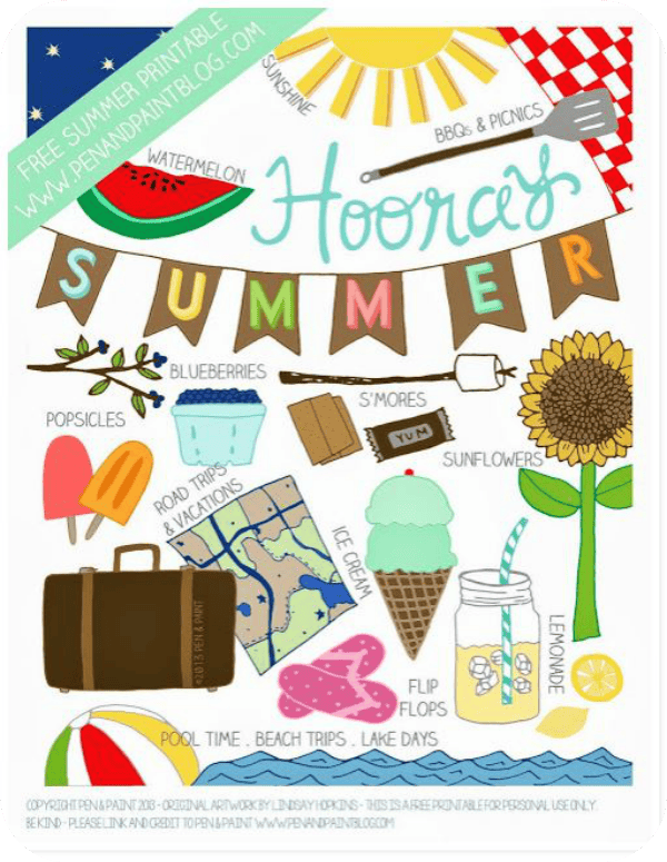 pen and paint summer