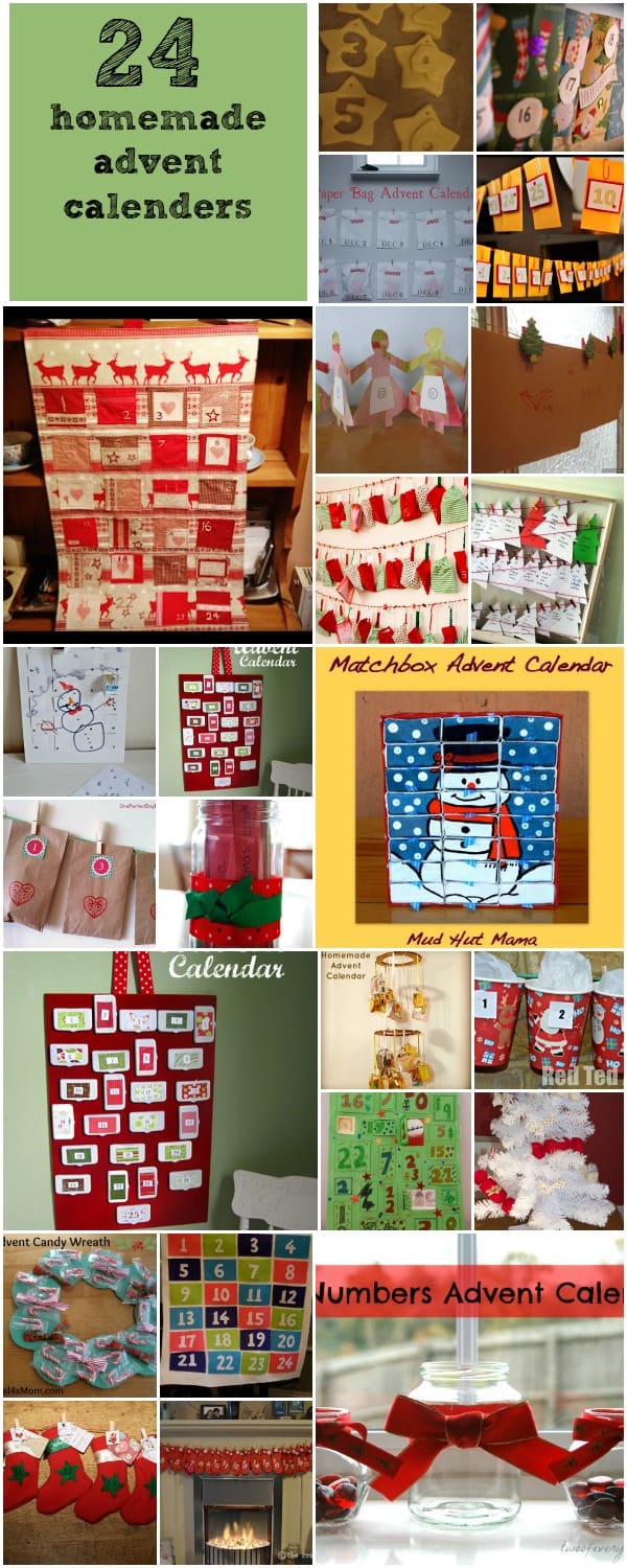homemade advent calenders