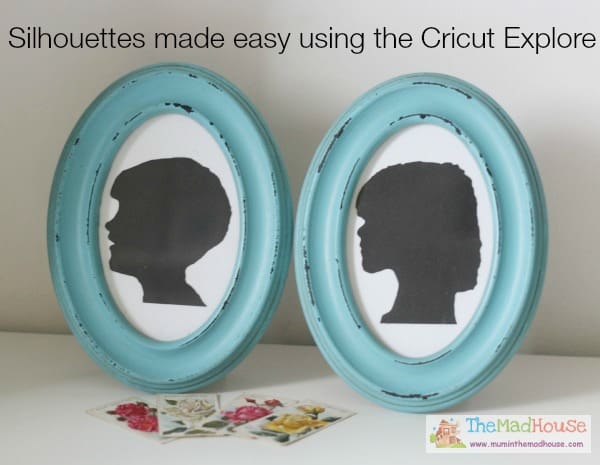 Silhouettes made easy using the Cricut Explore 1