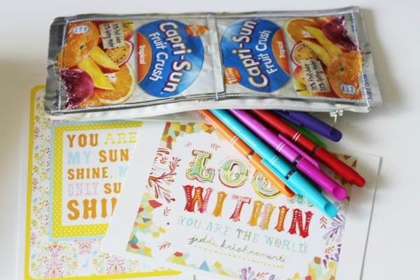 Capri sun pencil case