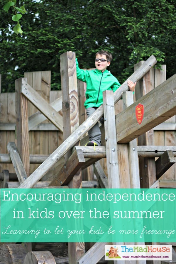 Encouraging independence in kids over the summer