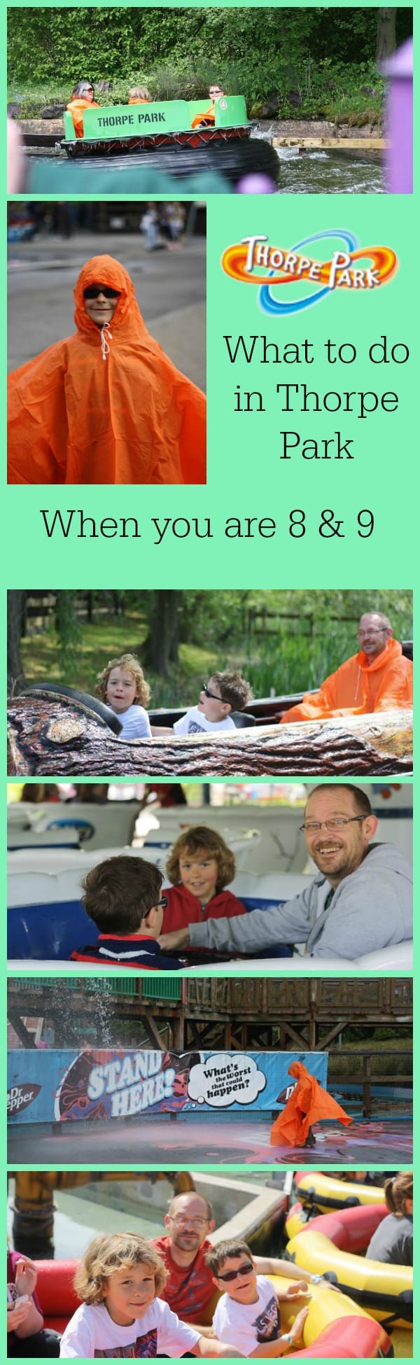 What do do in thorpe park when you are 8 and 9