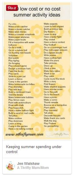 summer ideas