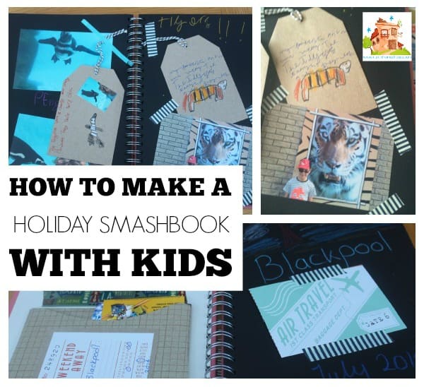 kids holiday smash book