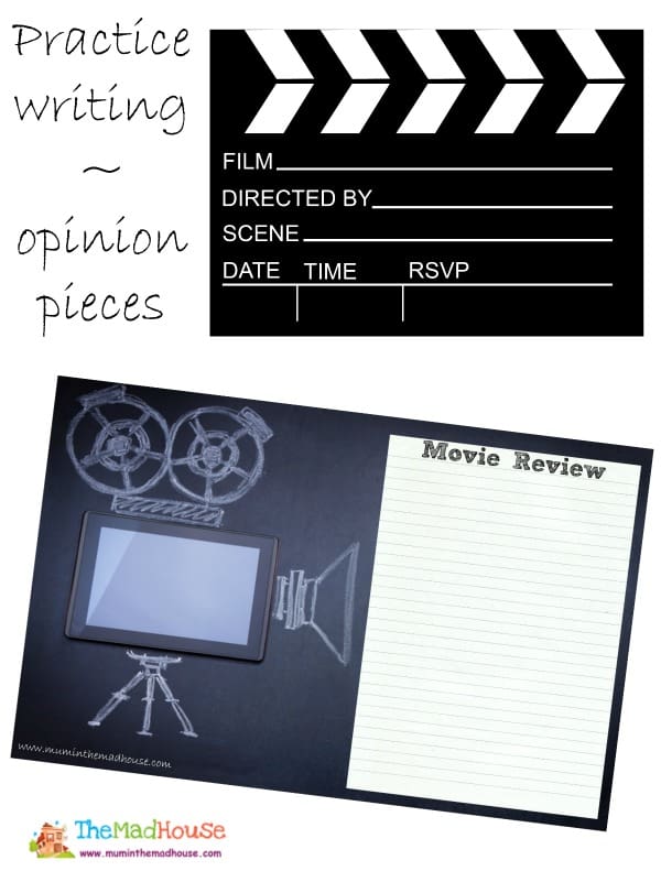 practice writing opinion pieces
