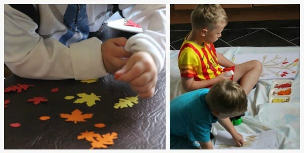 coloured leaf activity 4