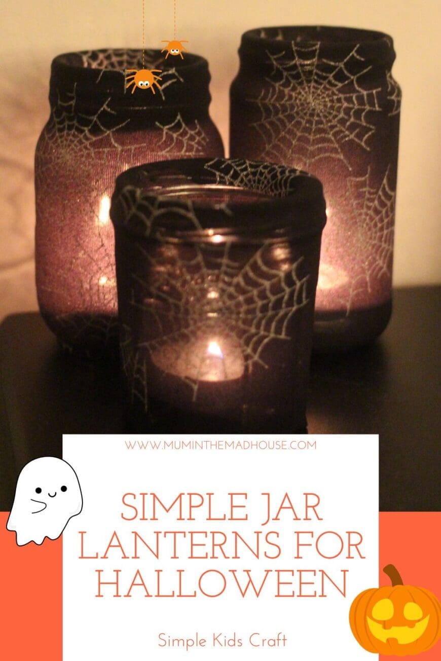 Create spooky vibes with these DIY jam jar Halloween lanterns! A fun and budget-friendly craft that adds a festive glow to your Halloween decor. 