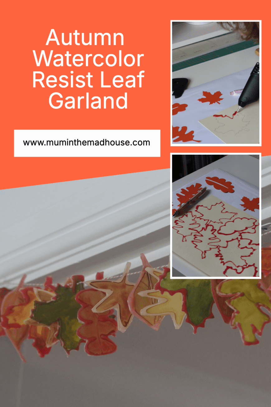 Create a beautiful autumn atmosphere with this DIY Watercolor Resist Leaf Garland! Using simple watercolor techniques and a resist method, you can craft vibrant, colorful leaves to string together for a gorgeous fall decoration. Perfect for adding a handmade touch to your home this season. Follow our easy steps to get started!