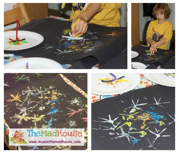 pipe cleaner prints