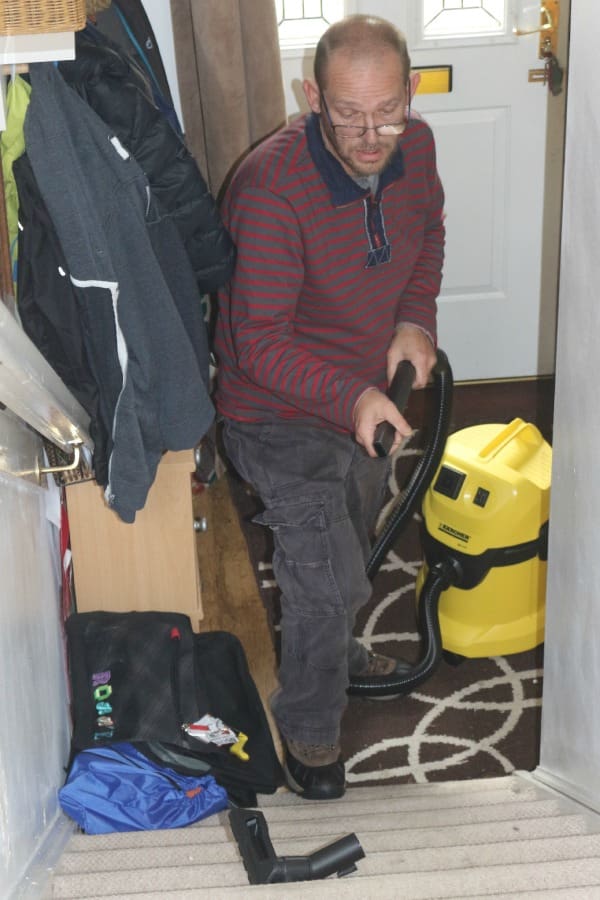 MadDad hoovering