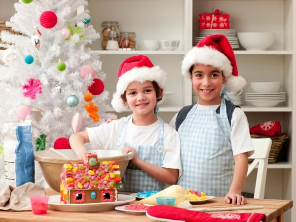 gingerbread house making