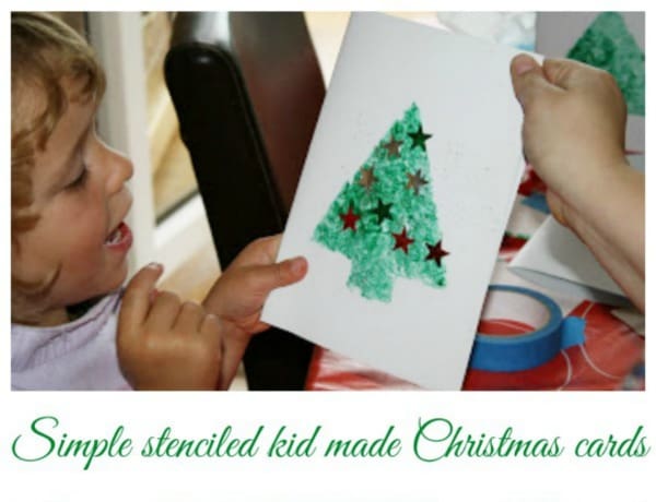 kid made christmas cards