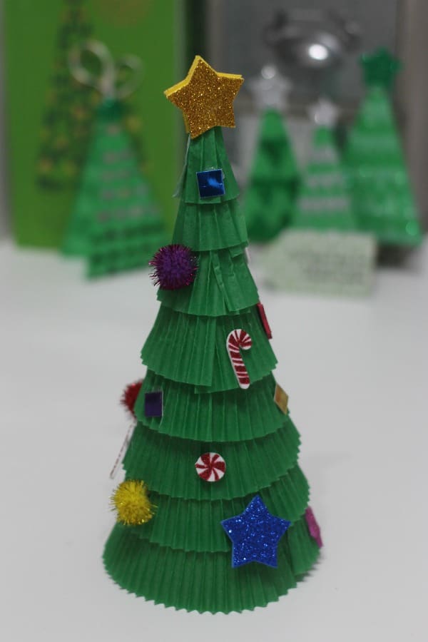 cupcake case christmas tree