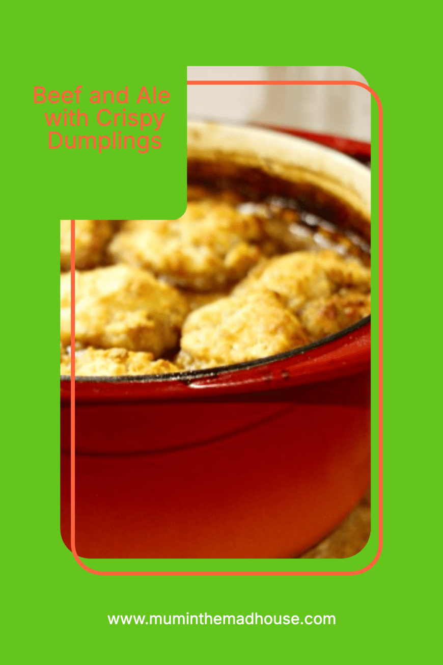 Looking for a hearty, one-pot meal? This Beef and Ale recipe with crispy dumplings is the ultimate comfort food. Simple, delicious, and perfect for cozy nights!