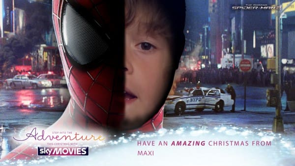 maxi mad spiderman card