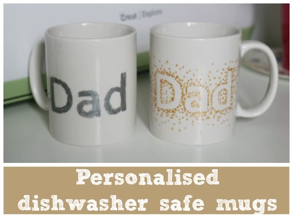 personalised dishwasher safe mugs