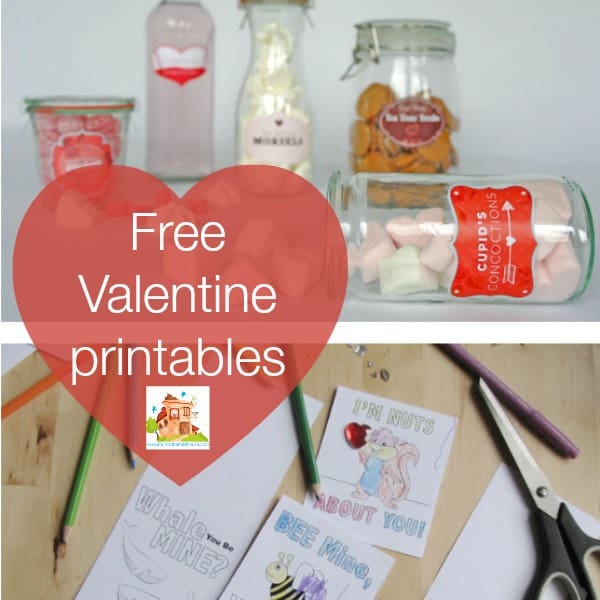 free valentine printables square