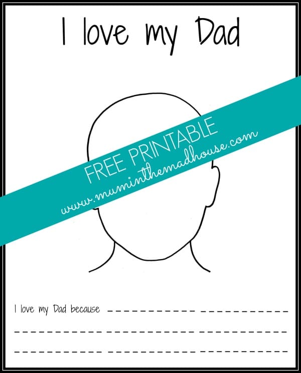 Fathers Day Free Printable
