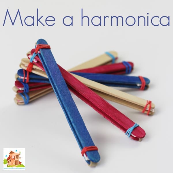 make a lolly stick harmonica popsicle stick harmonica