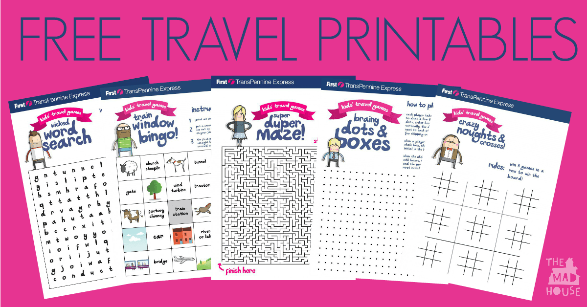 free travel printables