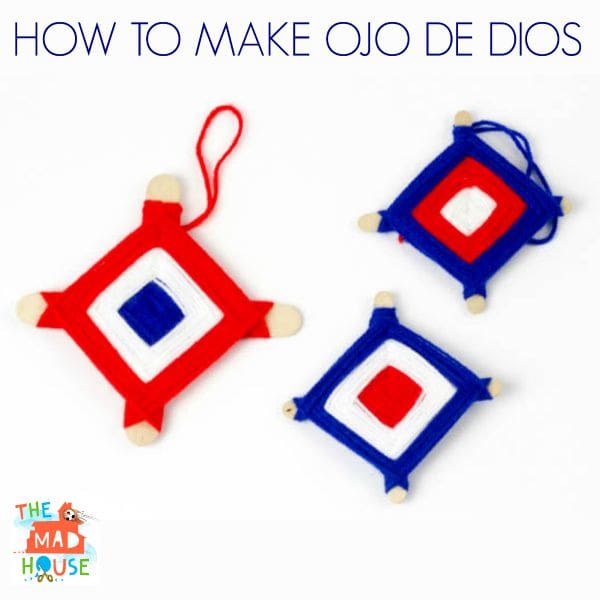 how to make Ojo de Dios God's eyes