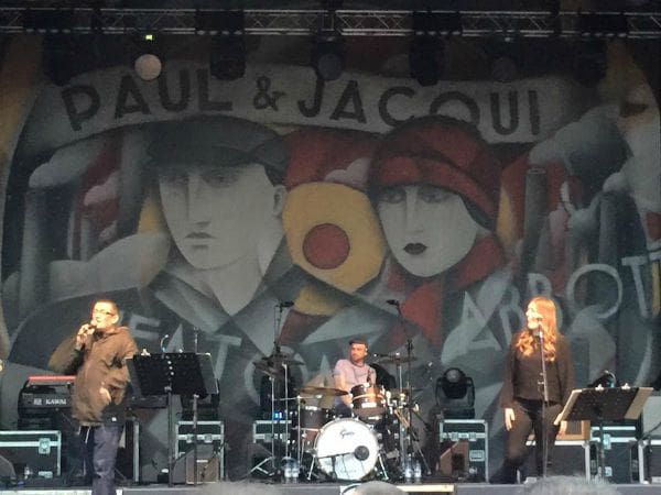 Paul Heaton and Diane Abbott at Dalby Forest