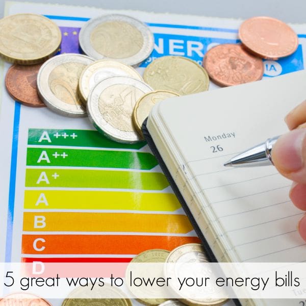 5 great ways to lower your energy bills and save money