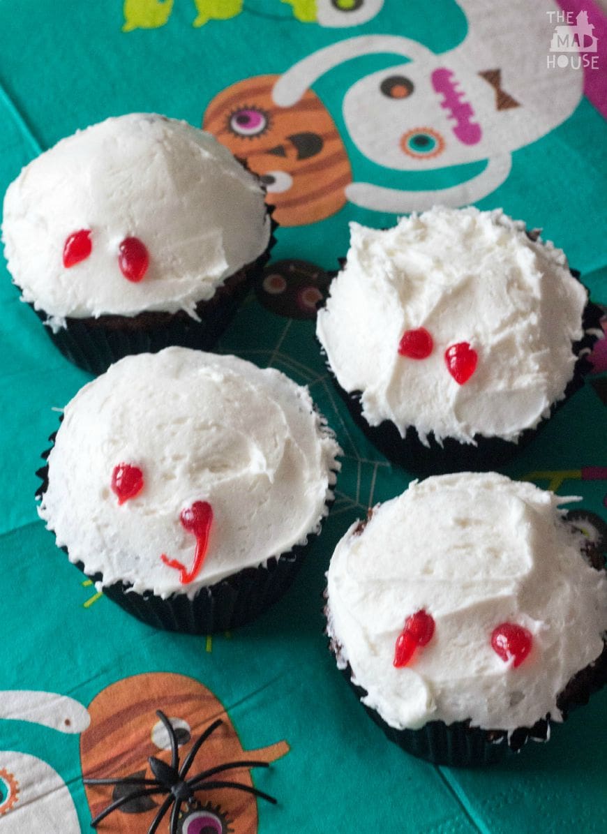 Vampire Bite Cupcakes