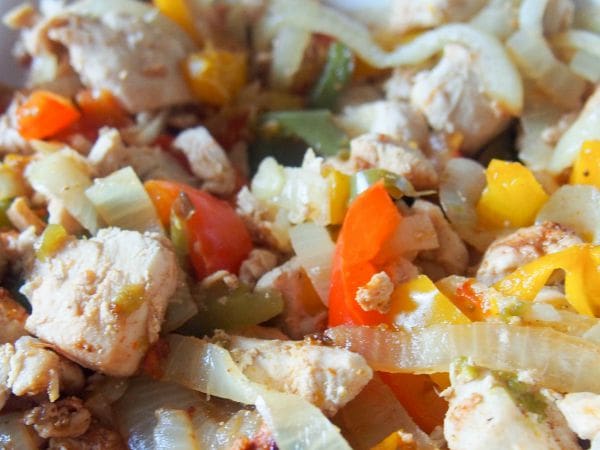 chicken fajita wraps