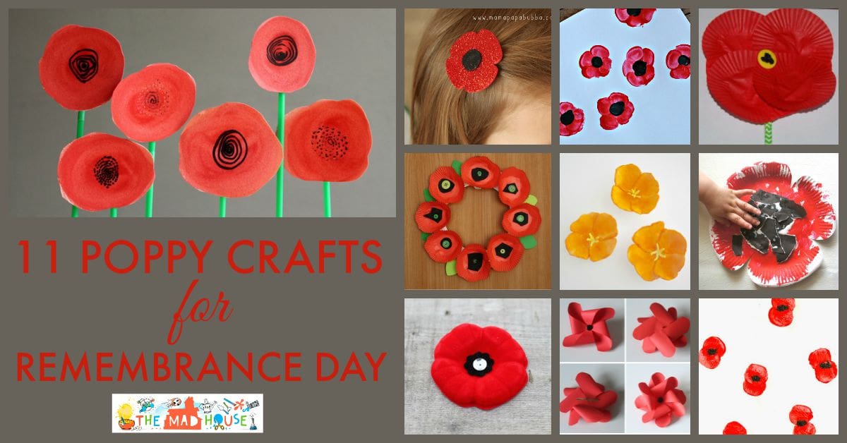 11 poppy crafts for remembrance day