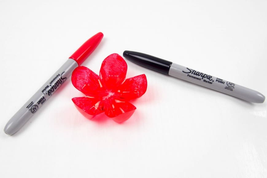 DIY Recycled Plastic Bottle Poppy Flowers