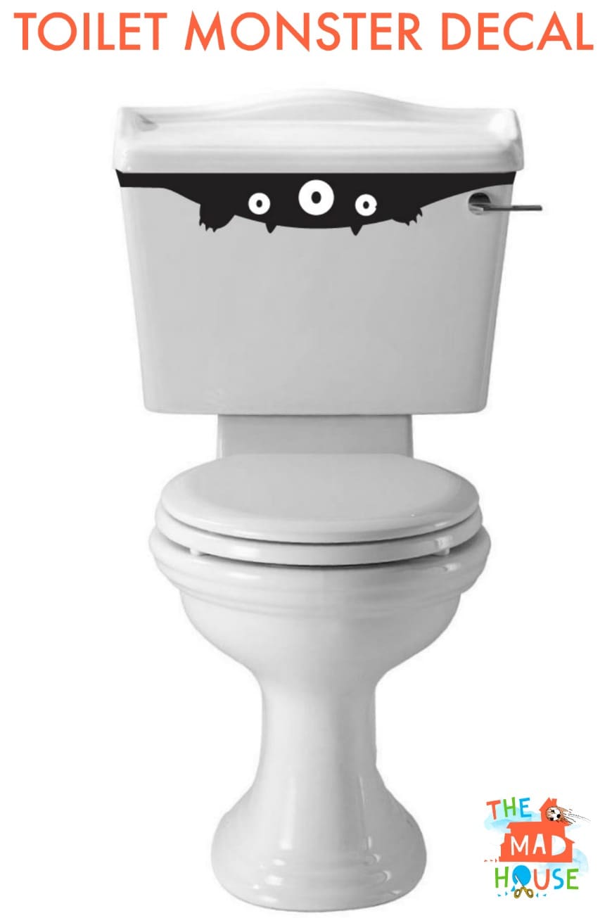 Toilet Monster Decal