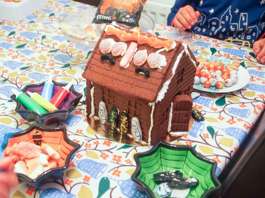 Haunted gingerbread house