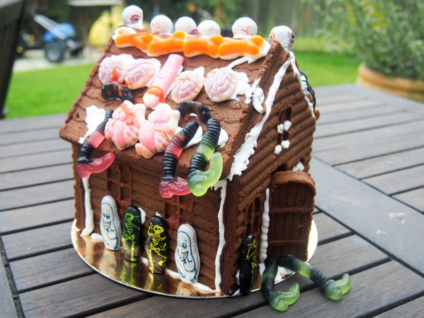 Haunted gingerbread house