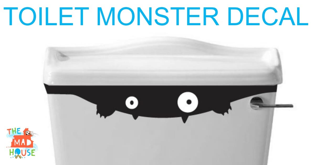 Toilet Monster Decal
