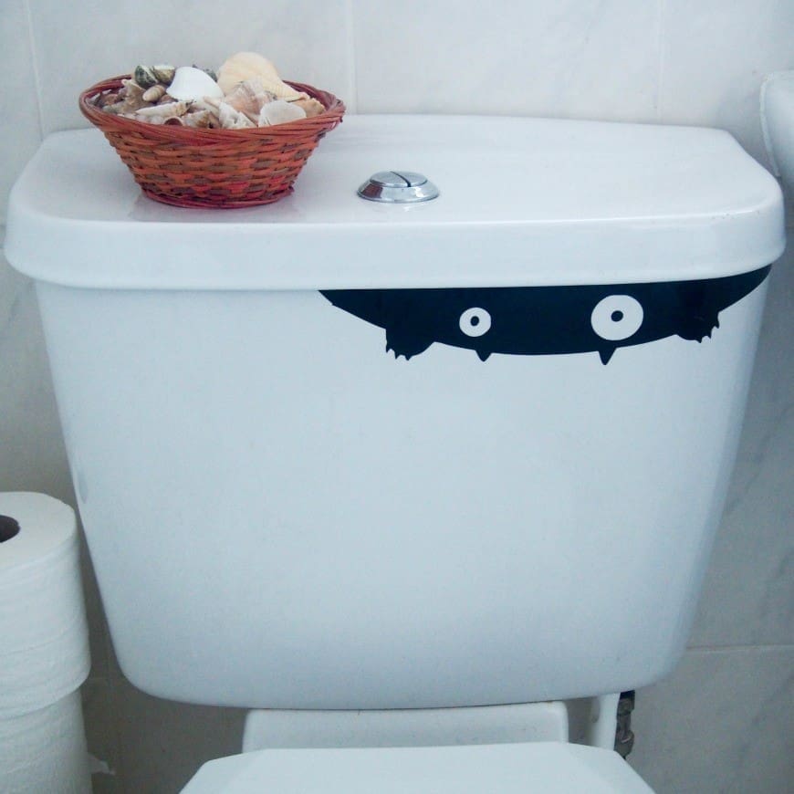 Toilet Monster Decal