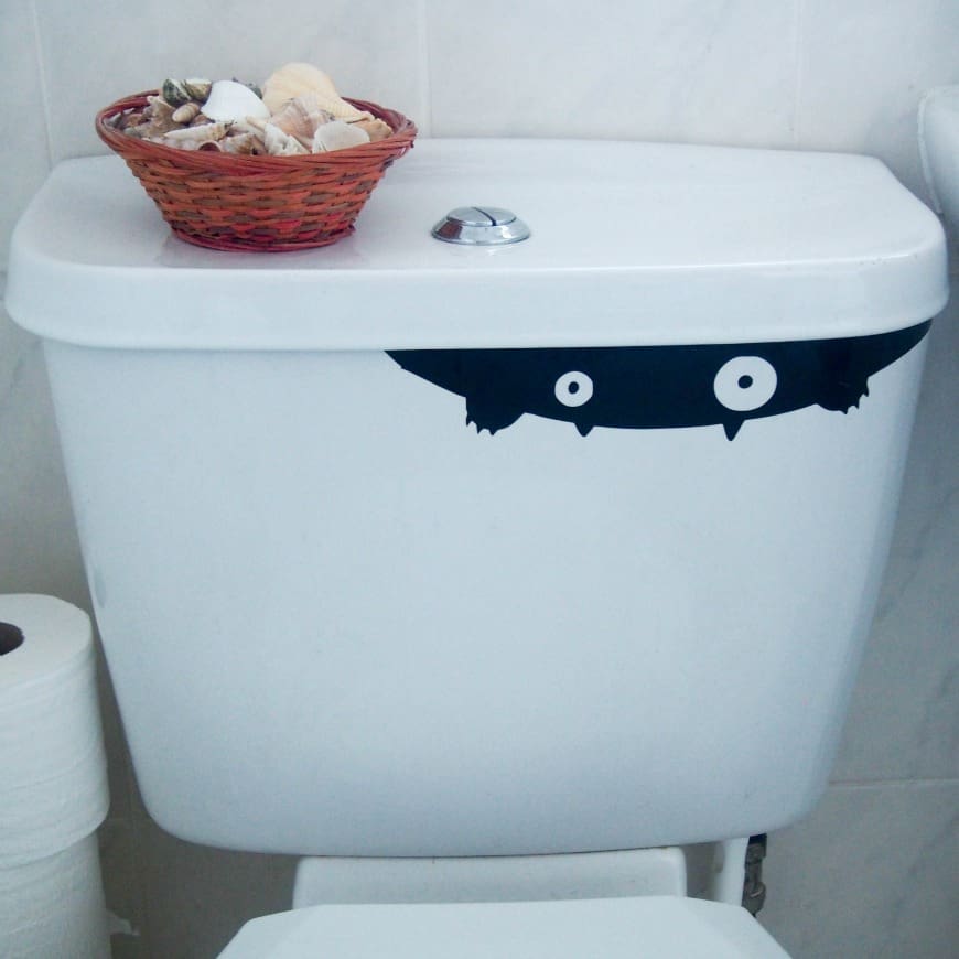 Toilet Monster Decal