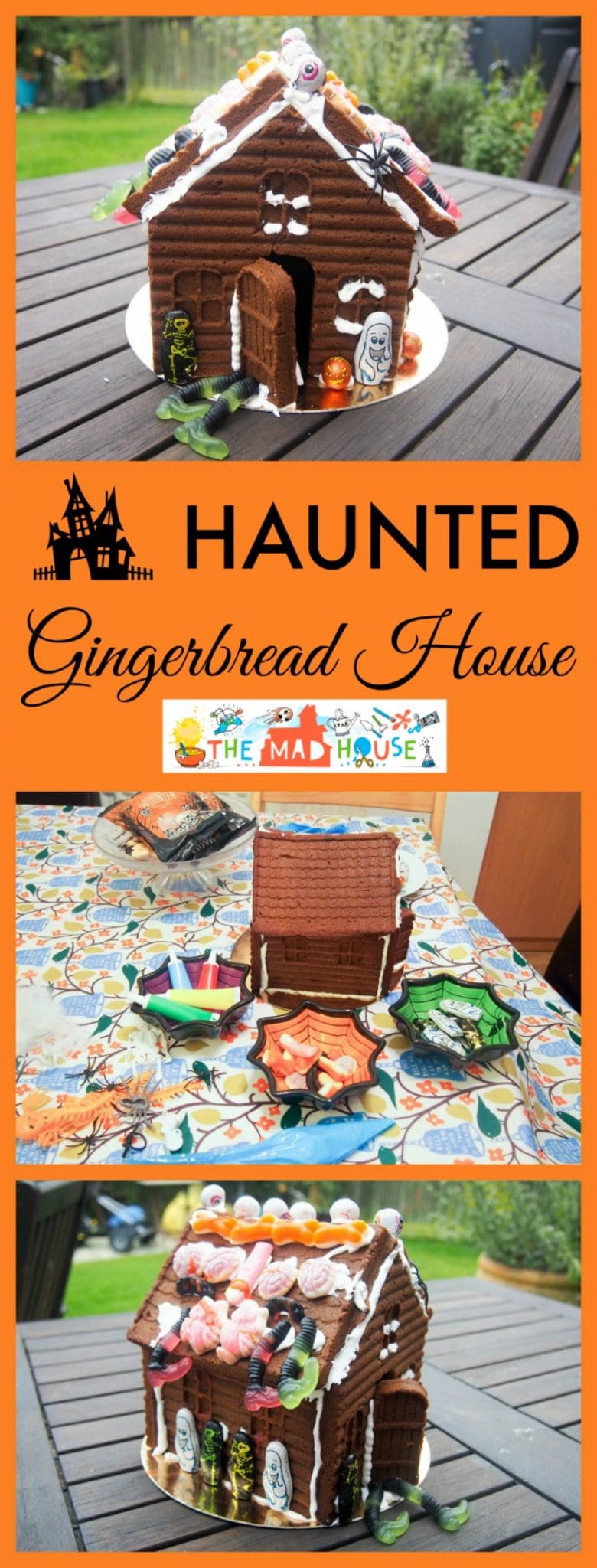 Haunted gingerbread house