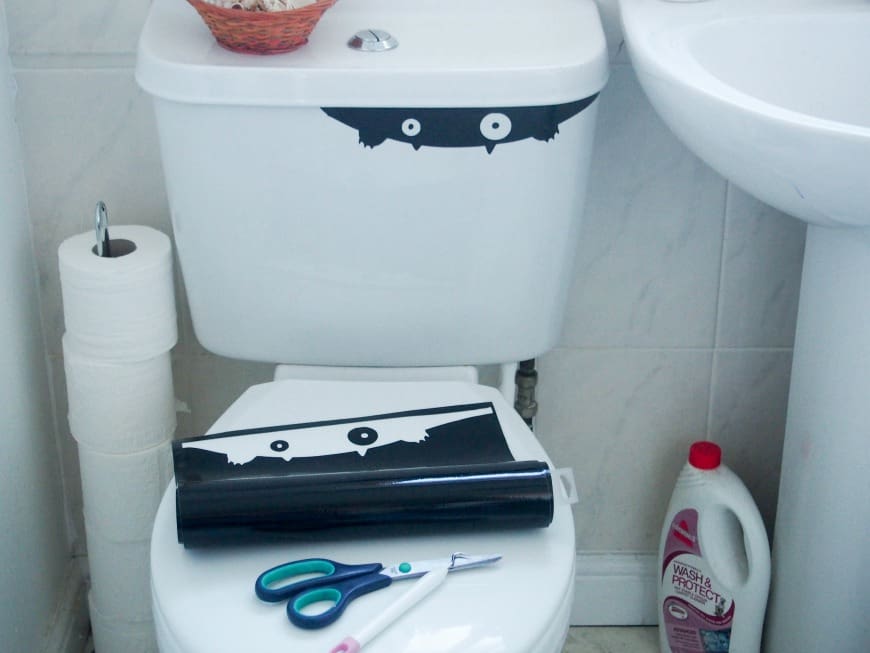 Toilet Monster Decal
