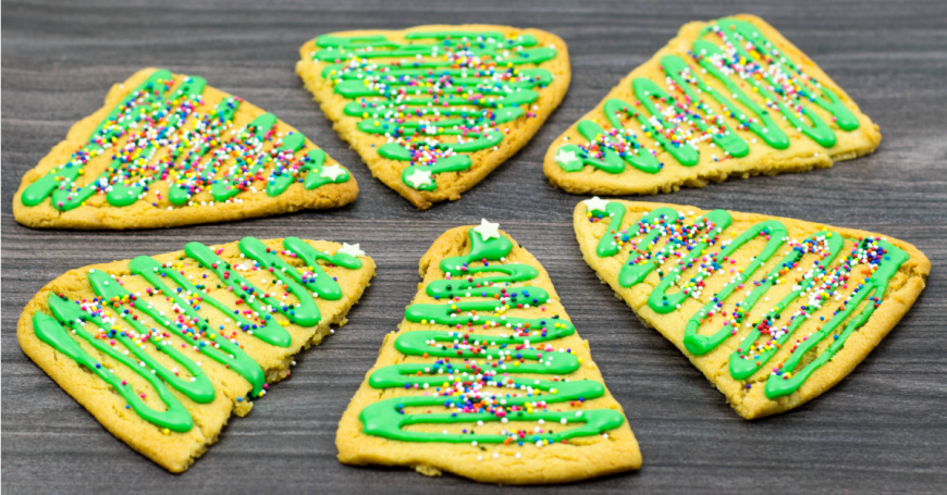 Gingerbread Christmas Tree Cookies