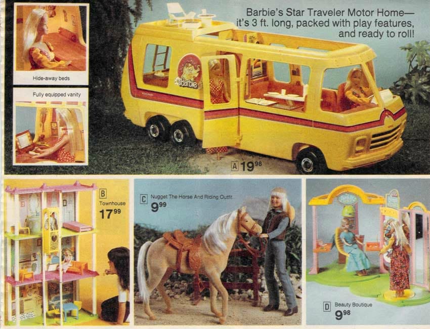 barbie star motot home