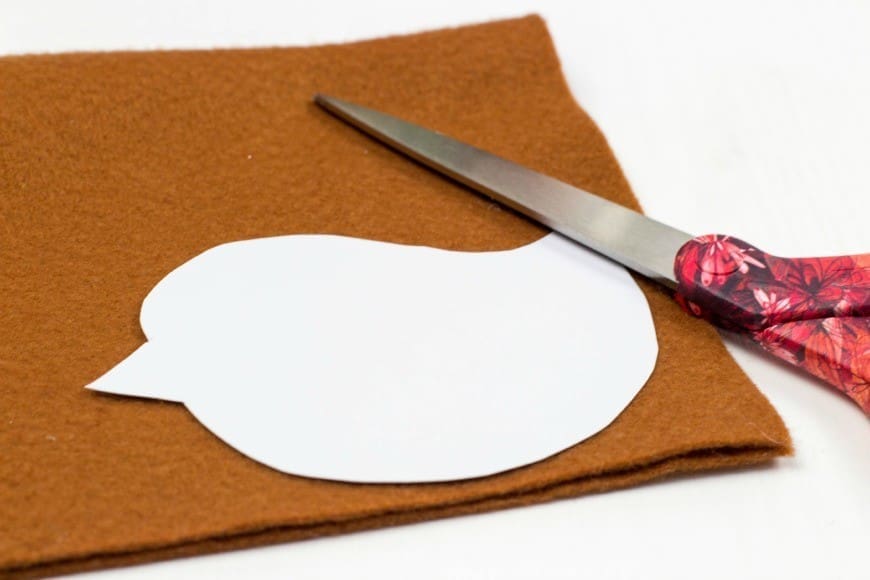 Felt Robin Christmas Ornament